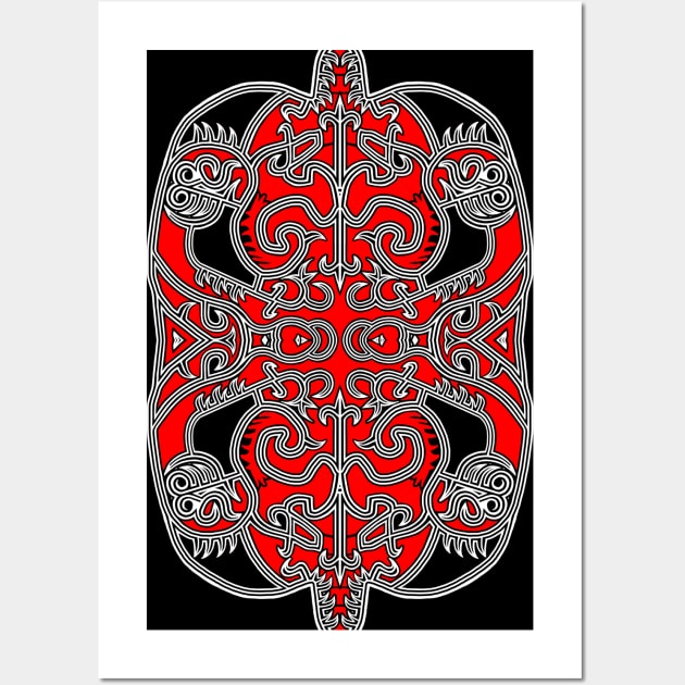 gorga batak ethnic culture Wall Art by Hahanayas